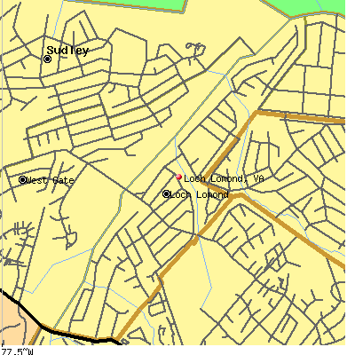 Loch Lomond map
