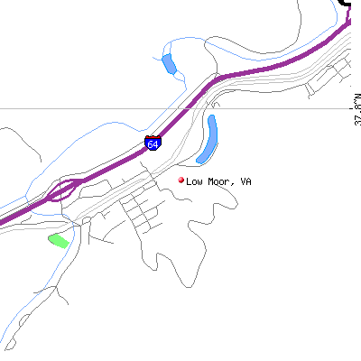 Low Moor map