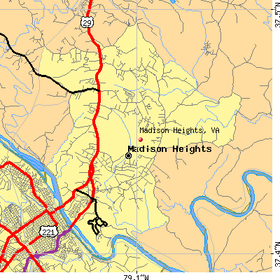 Madison Heights map