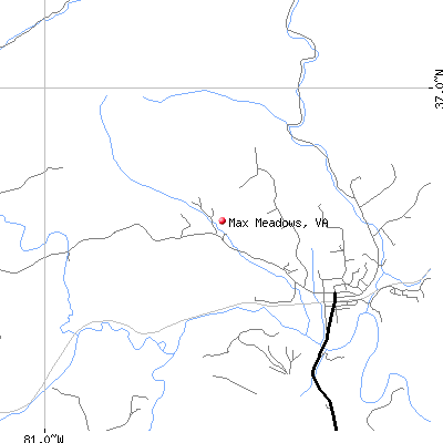 Max Meadows map