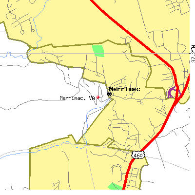 Merrimac map