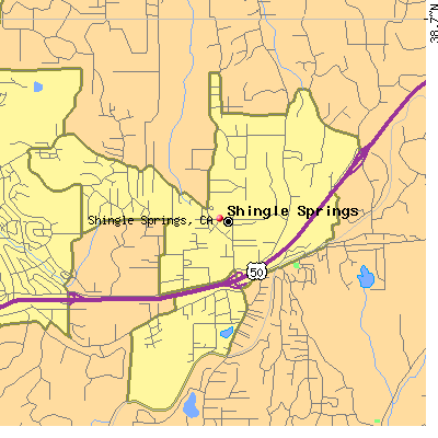 Shingle Springs map