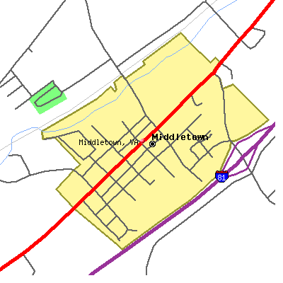 Middletown map
