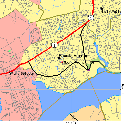 Mount Vernon map