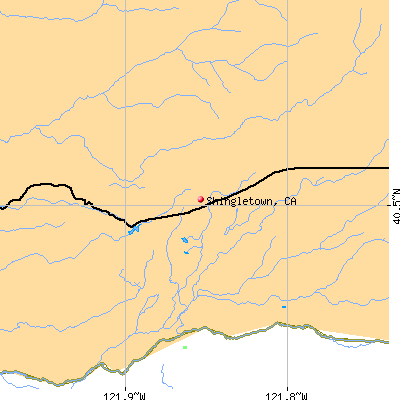 Shingletown map