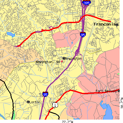 Newington map