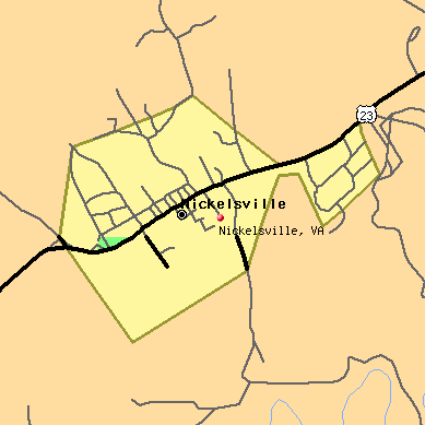 Nickelsville map