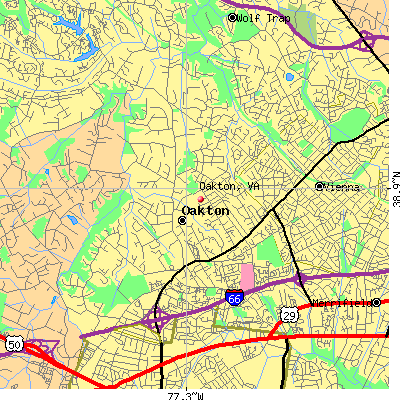 Oakton map