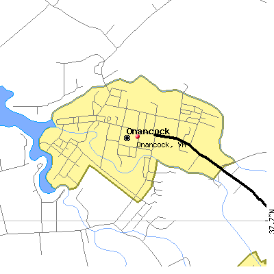Onancock map