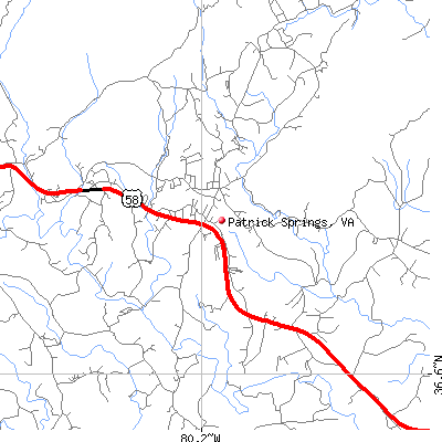 Patrick Springs map