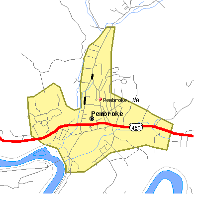 Pembroke map