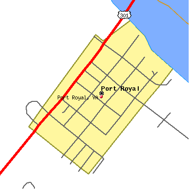 Port Royal map