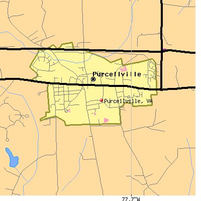 Purcellville map