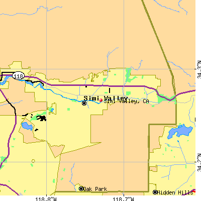 Simi Valley map