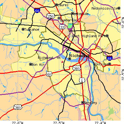 Richmond map