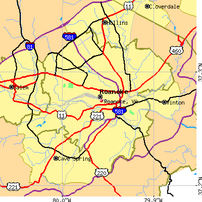 Roanoke map