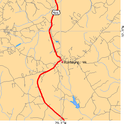 Rustburg map