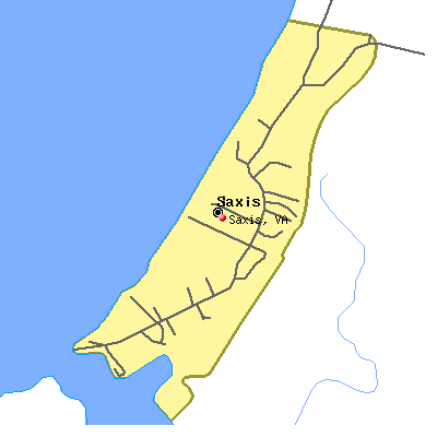 Saxis map