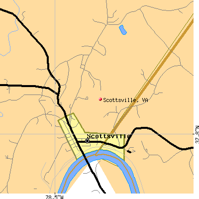 Scottsville map