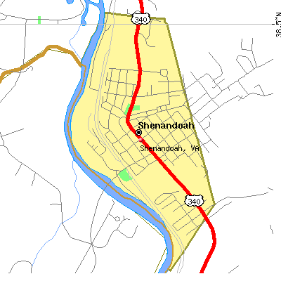 Shenandoah map