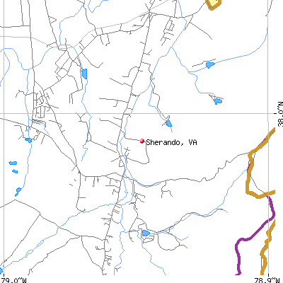 Sherando map