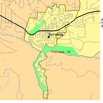 Solvang map