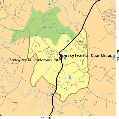 Spotsylvania Courthouse map