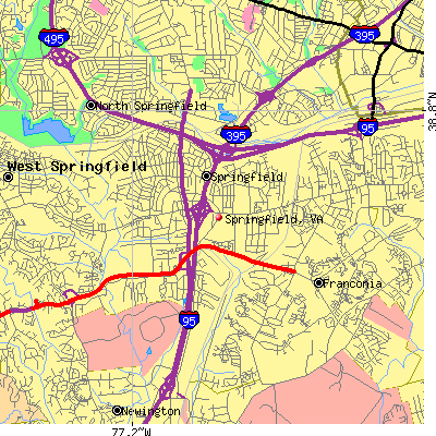 Springfield map
