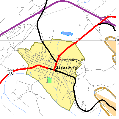 Strasburg map