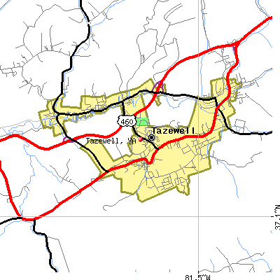 Tazewell map
