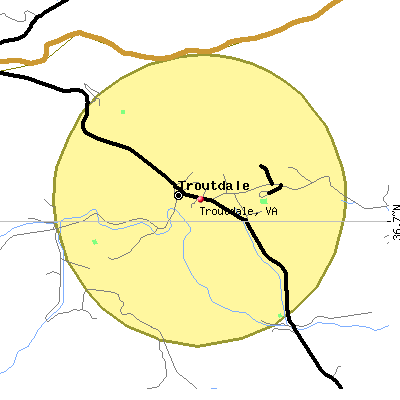 Troutdale map