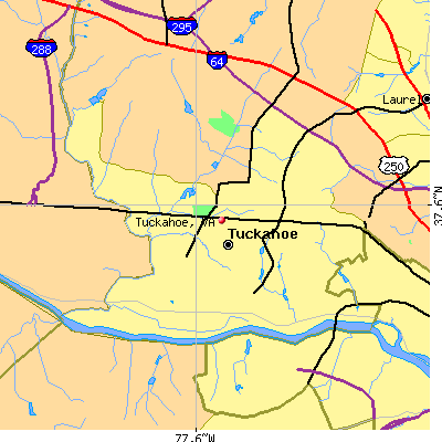 Tuckahoe map