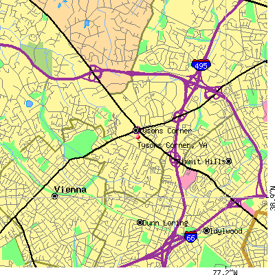 Tysons Corner map