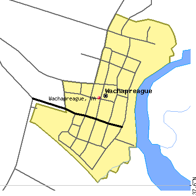 Wachapreague map