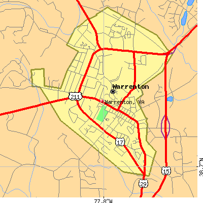 Warrenton map