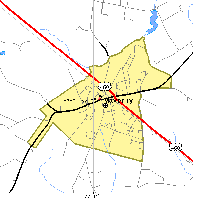 Waverly map