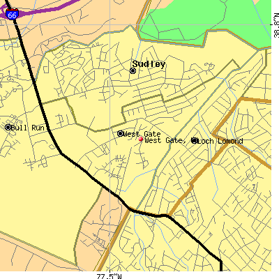 West Gate map