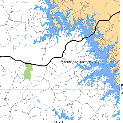 Westlake Corner map