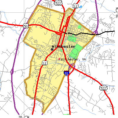 Winchester map