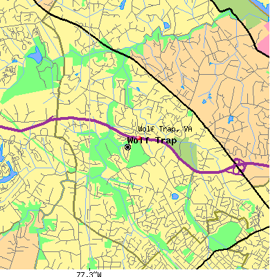 Wolf Trap map