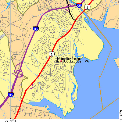 Woodbridge map