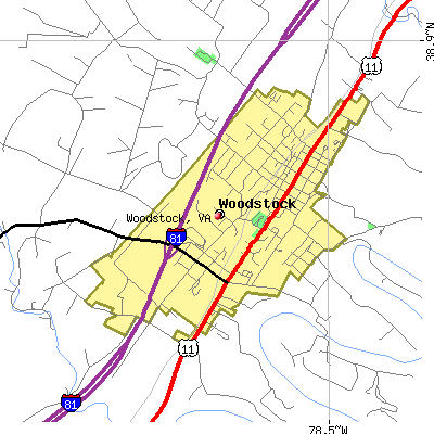 Woodstock map