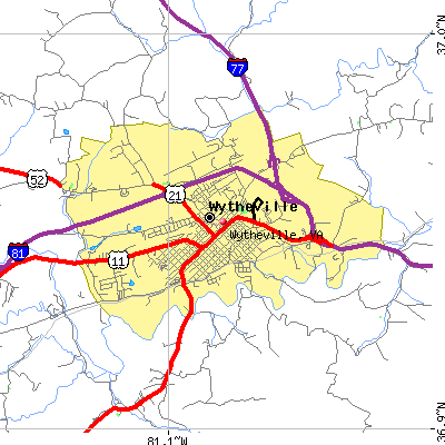 Wytheville map