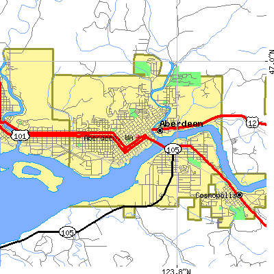 Aberdeen map