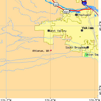 Ahtanum map