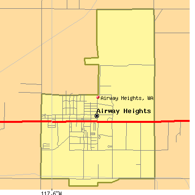 Airway Heights map