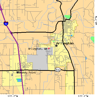 Arlington map