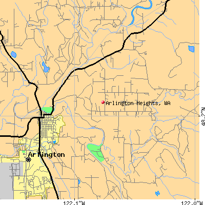 Arlington Heights map