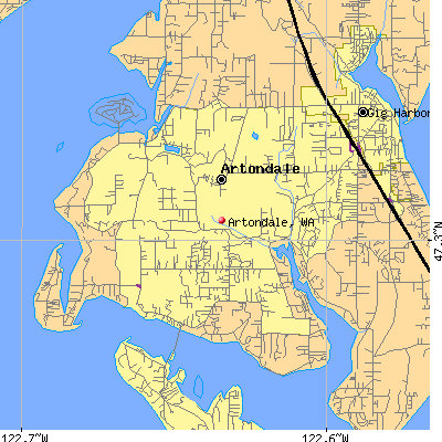 Artondale map