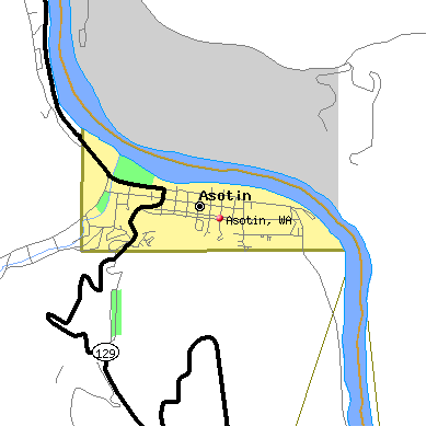 Asotin map